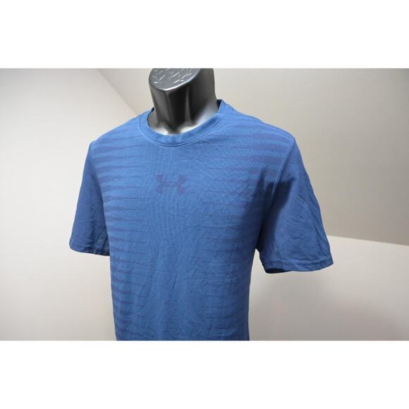 Under Armour Gym Shirt Short Sleeve HeatGear Fitted Athletic Tee Mens Sz Large - Picture 1 of 8